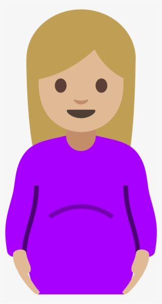 Open - Pregnant Woman Emoji
