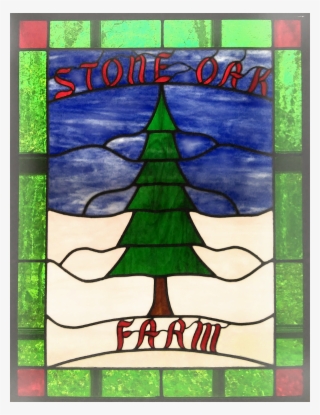 Stone Oak Tree Farm - Stained Glass