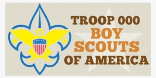 Basic Boy Scouts Of America Troop Number Vinyl Banner - Pregadores Da Palavra De Deus