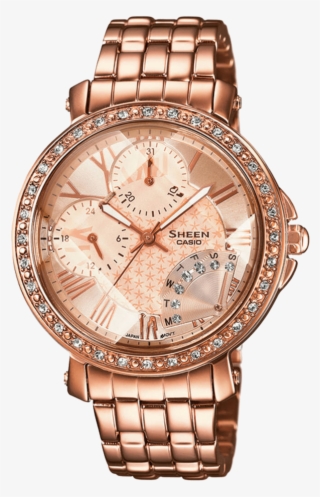 Womens Chronograph Watch-sx143 - Guess Watches Pink Gold