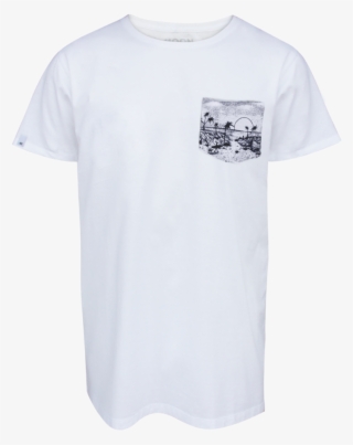 Man T-shirt Pocket Beach - Active Shirt