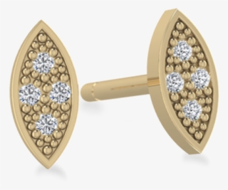 Nature Inspired Cherry Leaf Ethical Diamond Earrings - Earrings
