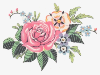 Vintage Flower Clipart Transparent Background - Portable Network Graphics