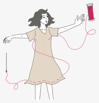 Sewing Dream Meaning - Illustration