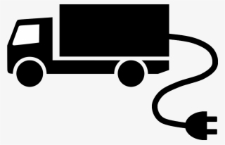 Electric Cable Lorry Truck Icon 1 - Goods Vehicle Logo