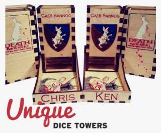 Custom Birchply Dice Tower - Poster