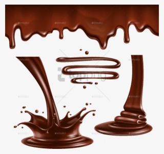 Free Png Download Chocolate Splash Vector Png Images - Chocolate Splash Vector Png