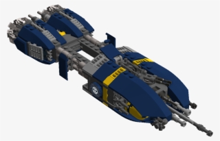 Original Lego Creation By Independent Designer - Moc Ldd Spaceship