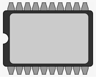 Integrated Circuits & Chips Central Processing Unit - Electronic Chip Clip Art