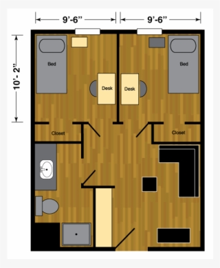 2 Bedroom - Talkington Dorms