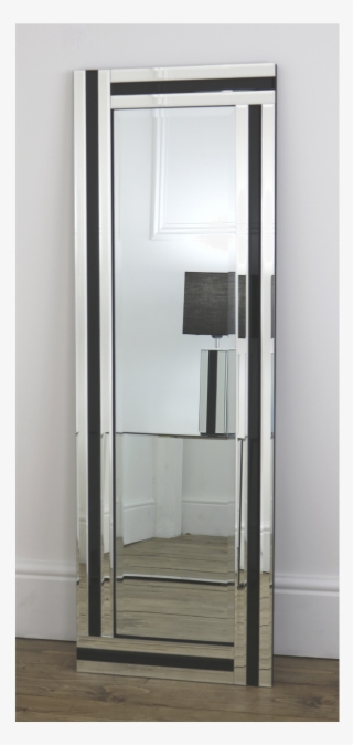 An Overall View Of This Distinctive Mirror In A Typical - Shower Door