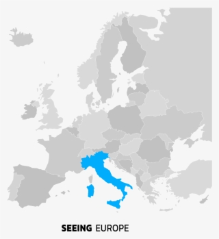 Italy On The Map Of Europe - Spain Italy Portugal Greece