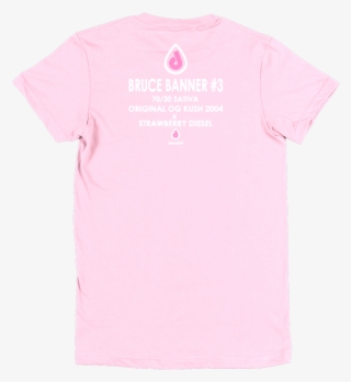 Bruce Banner - Light Pink T Shirt Mockup