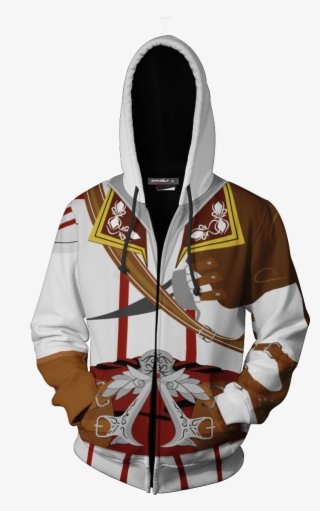 Assassin's Creed Ii Altair Ibn-la'ahad Cosplay Zip - Sweatshirt