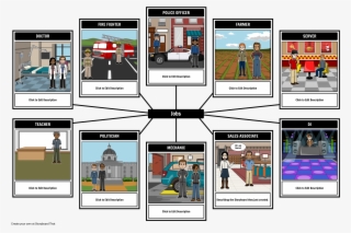 Visual Vocabulary - Jobs - Esl Storyboard Activity