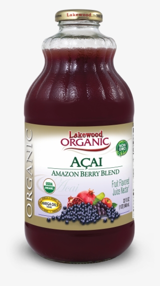 Lakewood Organic Acai Amazon Berry Juice Blend, 32 - Cold Pressed Concord Grape Juice