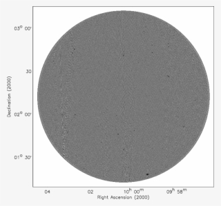 Cosmos Field Observed At 90 Cm - Circle