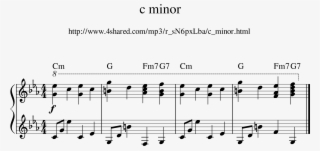 C Minor - Sheet Music