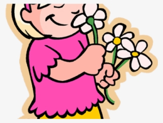 Thing Clipart Smell - Cartoon Little Girl Transparent PNG - 640x480 - Free  Download on NicePNG