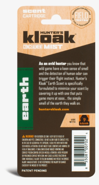 Hunter's Kloak® Earth Concealment Scent - Wire