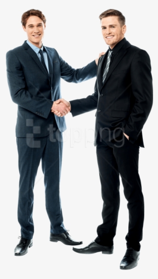 Free Png Download Business Handshake Png Images Background - Two Men Handshaking Png