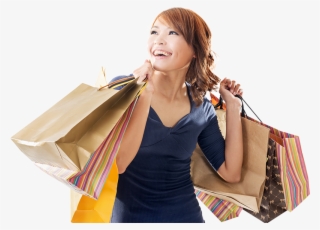 Case Study - Shopping Bag Image With Girl Png