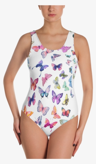 Butterfly Swarm One-piece Swimsuit - Jesus Swimsuit