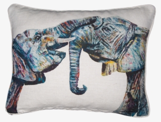 Baby Elephant Cushions 'bahati & Bashasha' - Cushion