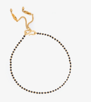 22ct Gold Mangalsutra Bracelet - Rose Gold Beaded Charger Plate
