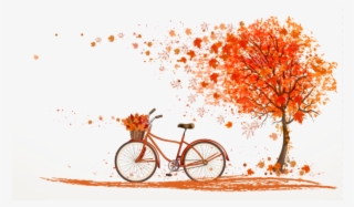 #leaves #tree #branches #bike #bicycle #autumn #fall - Autumn Bicycle