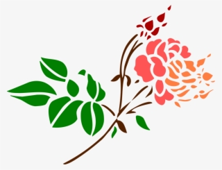 Floral Design Rose Computer Icons Color Line Art - Transparent Rose Line Art