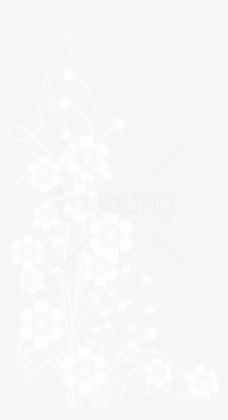 Free Png Download Floral Decoration Transparent Clipart - White Decoration Transparent