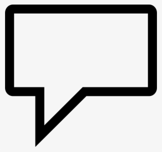 Clipart Shapes Dialogue - White Dialogue Icon Png