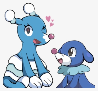 Popplio And Brionne - Cartoon