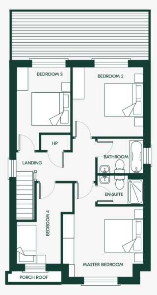 4 Bed Detached - Floor Plan