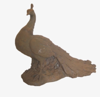 G015 Cast Iron Peacock - Statue