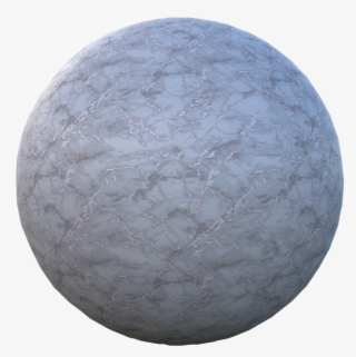 White Seamless Marble Texture With Cracks - Sphere