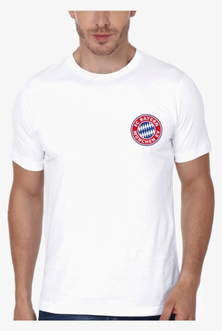 Bayern Munich Logo Men White T Shirt& Hoodie - Active Shirt