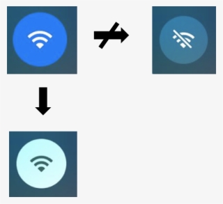 Switching Wifi Off Expected Icon Vs Icon Displayed - Wifi Icon