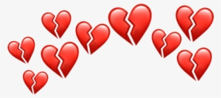 Emoji Iphoneemoji Heart Hearts Heartbroken Heartsbroken - Heart