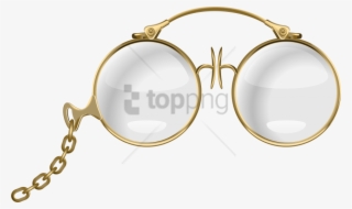 Free Png Download Gold Glasses Png Images Background - Gold Sunglasses Clipart