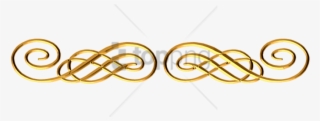 Free Png Gold Line Clipart Png Image With Transparent - Gold Design Transparent Background