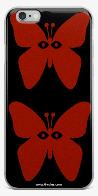 Red Butterfly Iphone Case - Mobile Phone Case