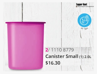*pre-order* Tupperware® Canister Small, Electronics - Circle