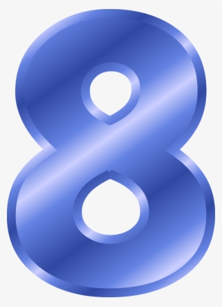 Number 8 Png - Number 8 Color Blue