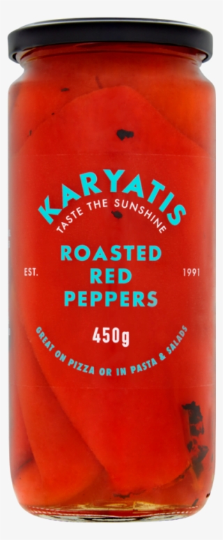 Great Taste Award Karyatis Roasted Red Peppers 450g - Karyatis Roasted Red Peppers