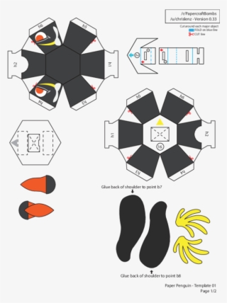 como hacer un pinguino bomba de origami