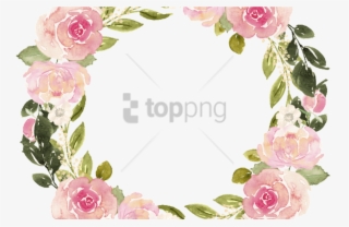 Free Png Watercolor Floral Wreath Png Image With Transparent - Free Flower Wreath Png