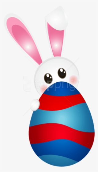 Free Png Download Easter Cute Egg Bunny Png Images - Portable Network Graphics