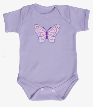 Body Baby Borboleta Lilás - Brush-footed Butterfly